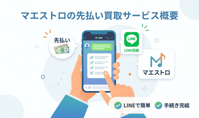 マエストロの先払い買取サービス概要